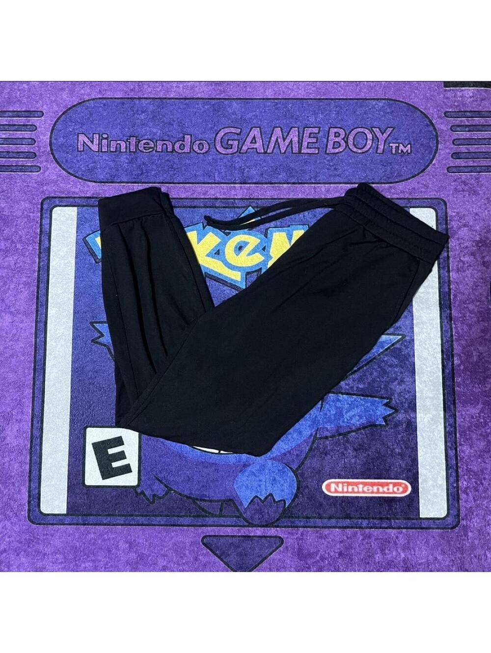 All Black women XS sweatpants with drawstring,